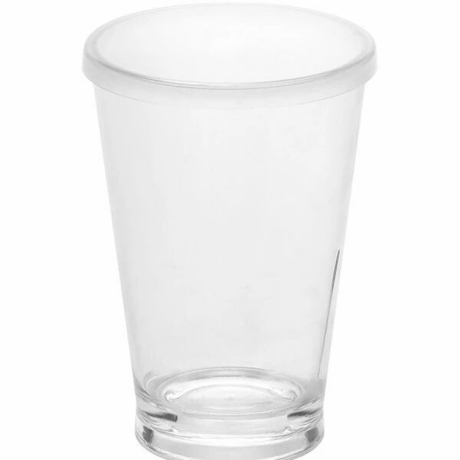 Reusable Plastic Beverageware * | American Metalcraft 14 Oz. Reusable Clear Plastic Tumbler With Lid Ptl14