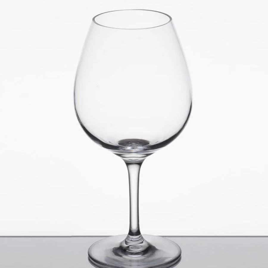 Reusable Plastic Beverageware * | Carlisle 564107 Alibi 22 Oz. Plastic Balloon Wine Glass 24/Case