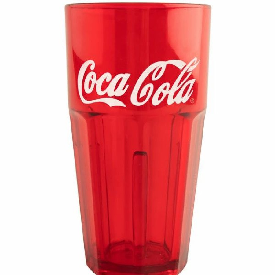 Reusable Plastic Beverageware * | Get Enterprises Get 9916-Rc Bahama 16 Oz. Red Coca-Cola San Plastic Tumbler 72/Case