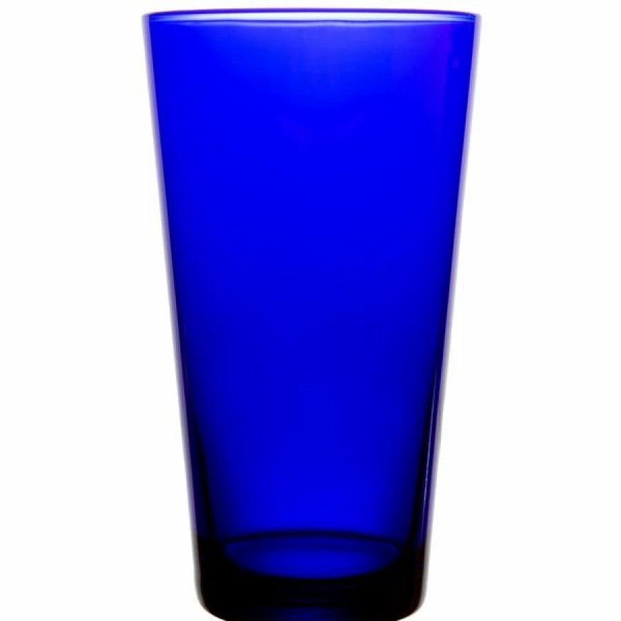 Novelty & Specialty Beverageware * | Libbey 171B Cobalt 17.25 Oz. Customizable Cooler Glass 12/Case