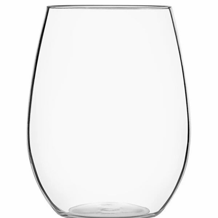 Reusable Plastic Beverageware * | Libbey Infinium Dx 15 Oz. Tritan Plastic Stemless Wine Glass 12/Case