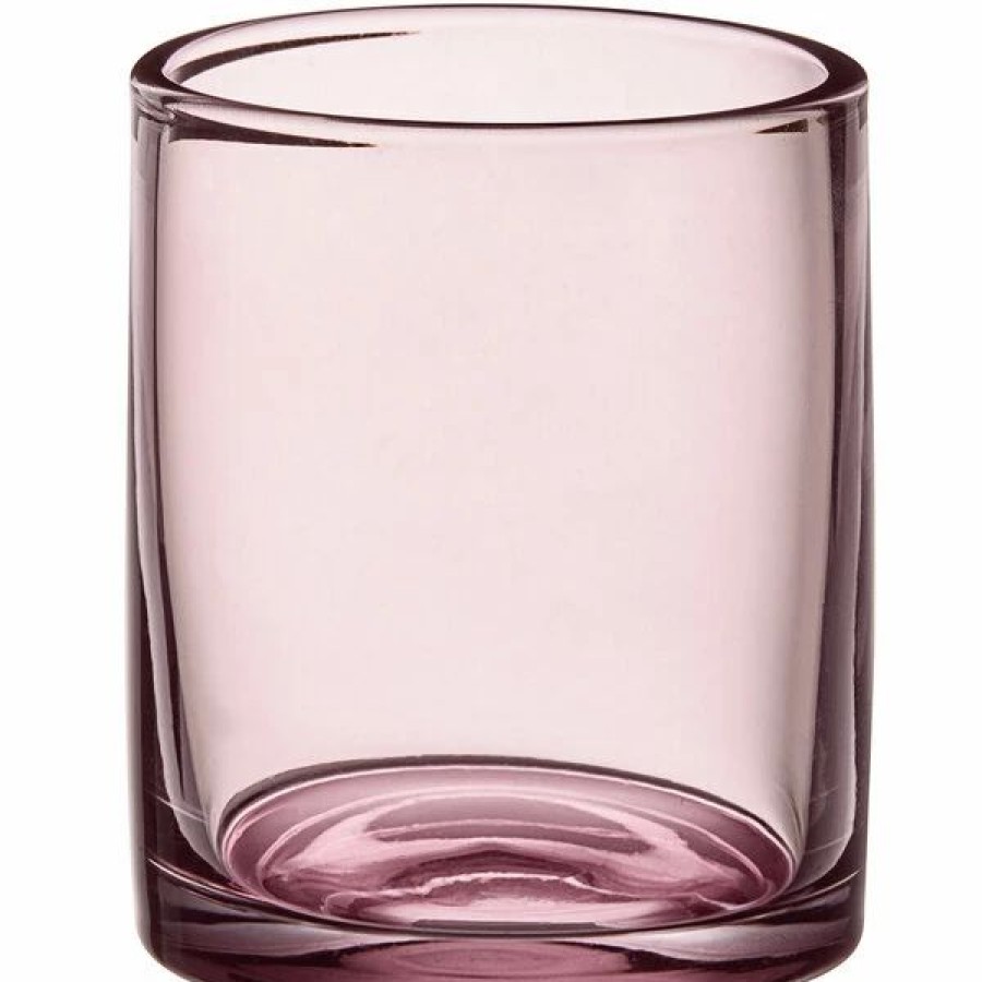 Novelty & Specialty Beverageware * | Acopa Pangea 10 Oz. Mauve Rocks / Old Fashioned Glass 12/Case