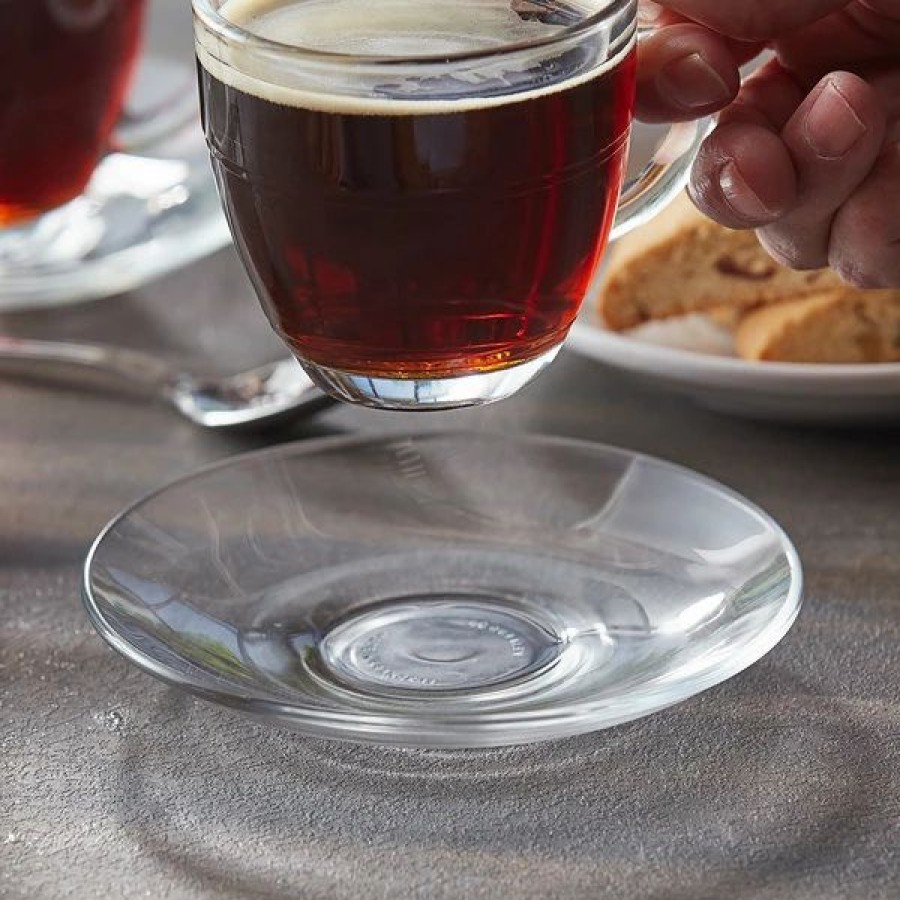 Novelty & Specialty Beverageware * | Duralex 4007Af06 Gigogne 5 1/4 Stackable Glass Saucer 72/Case