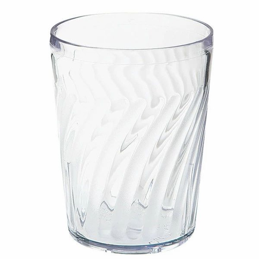 Reusable Plastic Beverageware * | Get Enterprises Get 2211-1-Cl Tahiti 12 Oz. Clear Customizable San Plastic Short Tumbler 72/Case