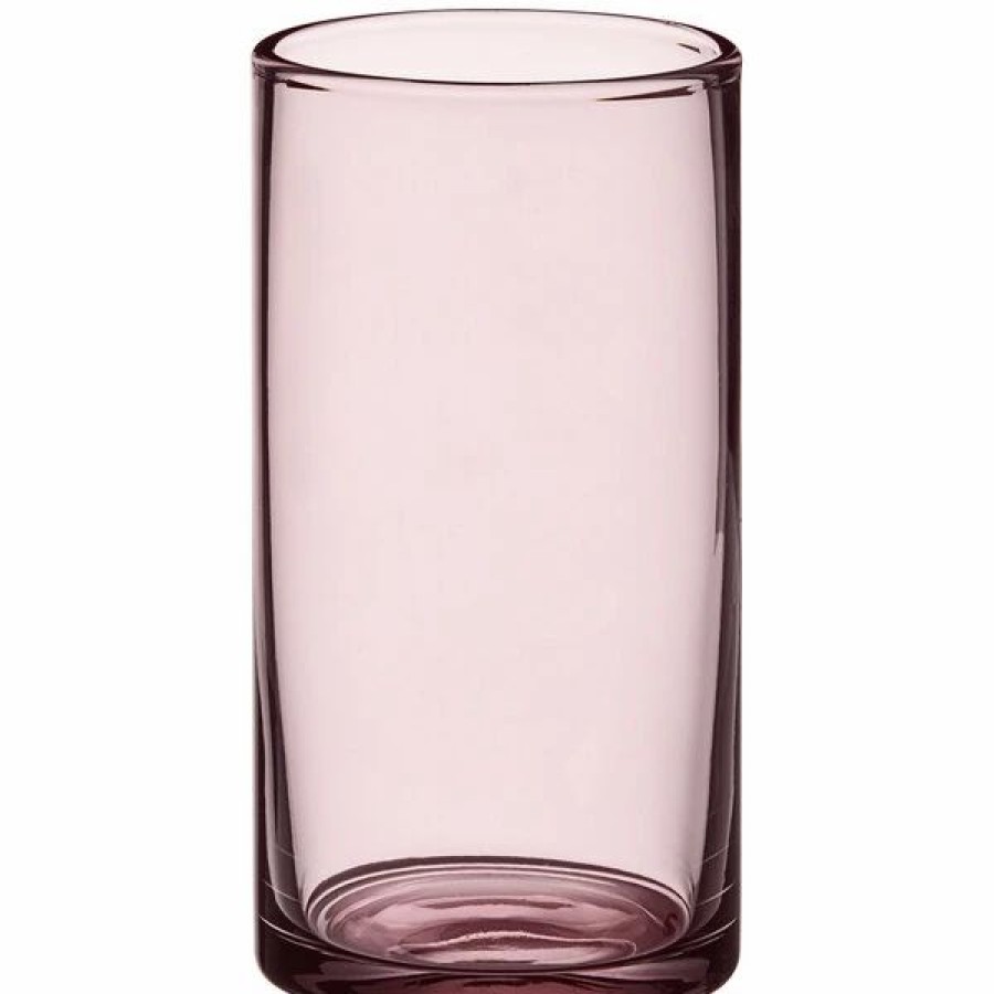 Novelty & Specialty Beverageware * | Acopa Pangea 16 Oz. Mauve Beverage Glass 12/Case