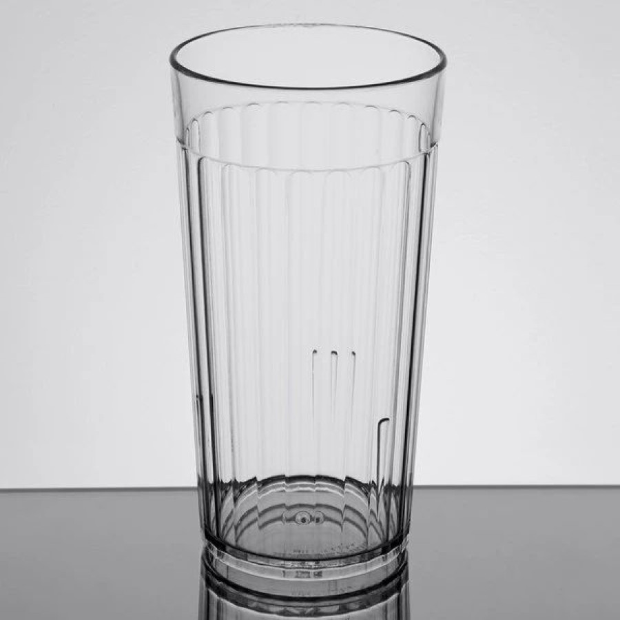 Reusable Plastic Beverageware * | Carlisle 111207 Bistro 12 Oz. Clear San Plastic Tumbler 12/Case