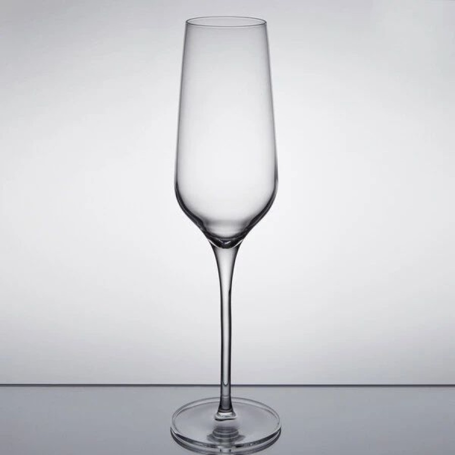 Glassware * | Master'S Reserve 9332 Prism 8.5 Oz. Customizable Champagne Flute 12/Case