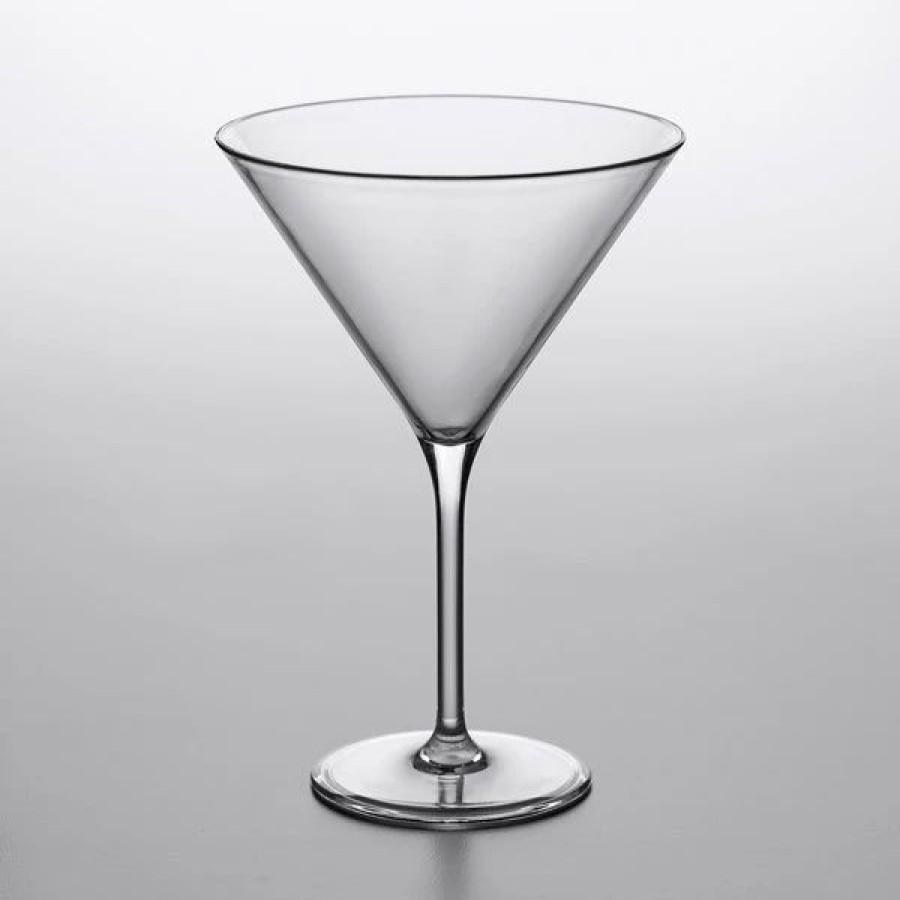 Reusable Plastic Beverageware * | Carlisle 564607 Alibi 9 Oz. Plastic Martini Glass 24/Case