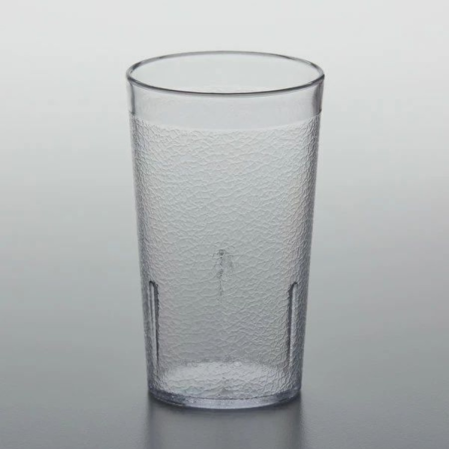 Reusable Plastic Beverageware * | Get Enterprises Get 6605-1-Cl 5 Oz. Clear Customizable San Plastic Pebbled Tumbler 72/Case