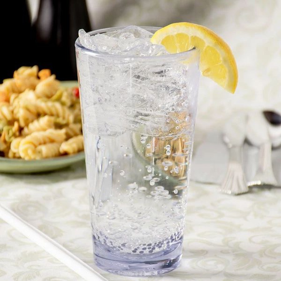 Reusable Plastic Beverageware * | Carlisle 561607 Alibi 16 Oz. San Plastic Mixing / Pint Glass 24/Case