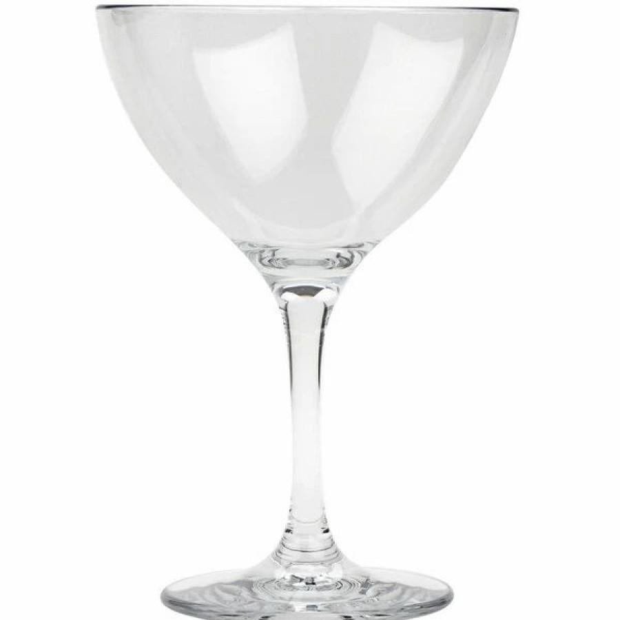 Reusable Plastic Beverageware * | Get Enterprises Get Social Club 6 Oz. Tritan Plastic Martini Glass 24/Case