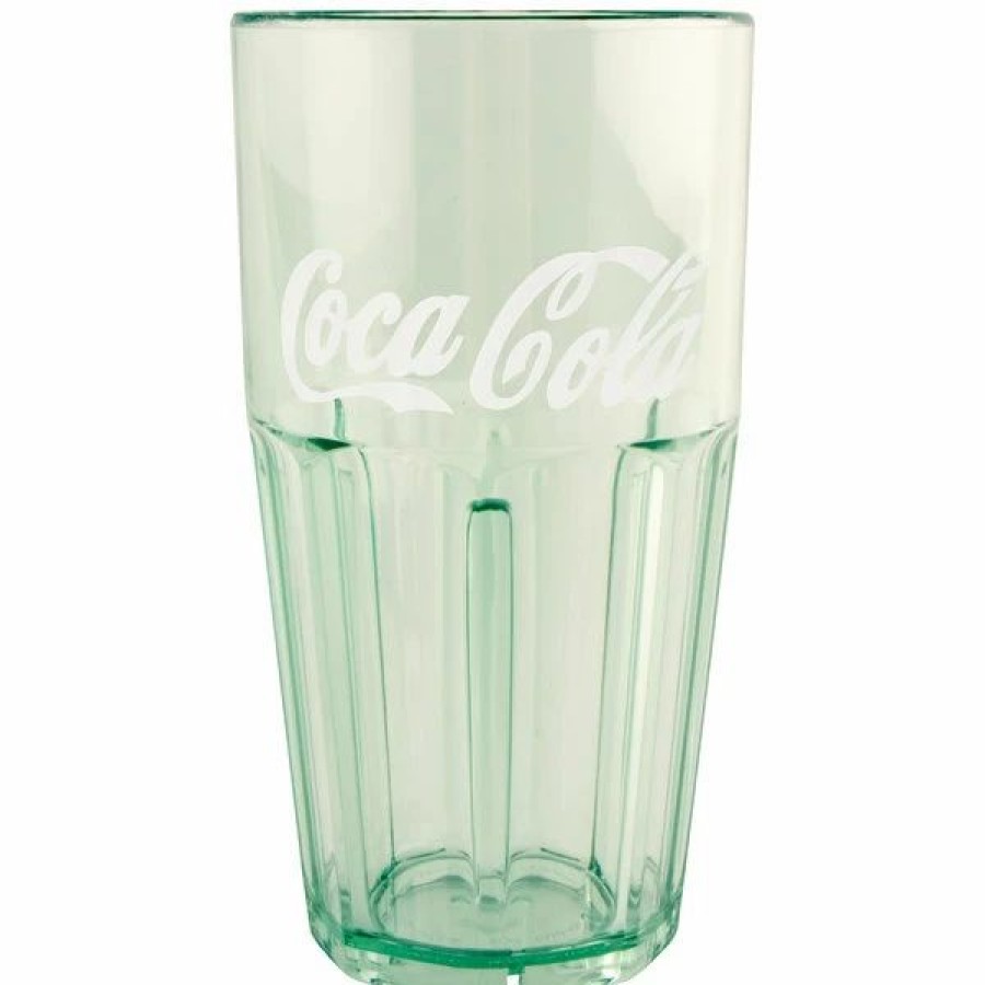 Reusable Plastic Beverageware * | Get Enterprises Get 9922-Jc Bahama 22 Oz. Jade Coca-Cola San Plastic Tumbler 72/Case