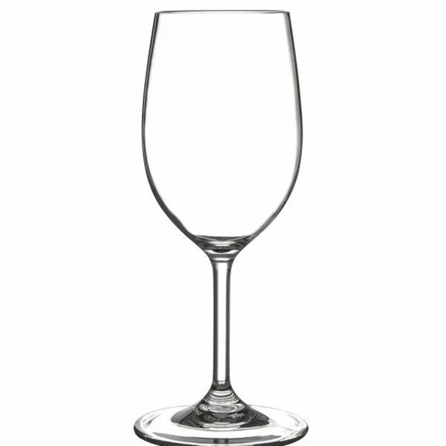 Reusable Plastic Beverageware * | Carlisle 564507 Alibi 8 Oz. Plastic White Wine Glass 24/Case