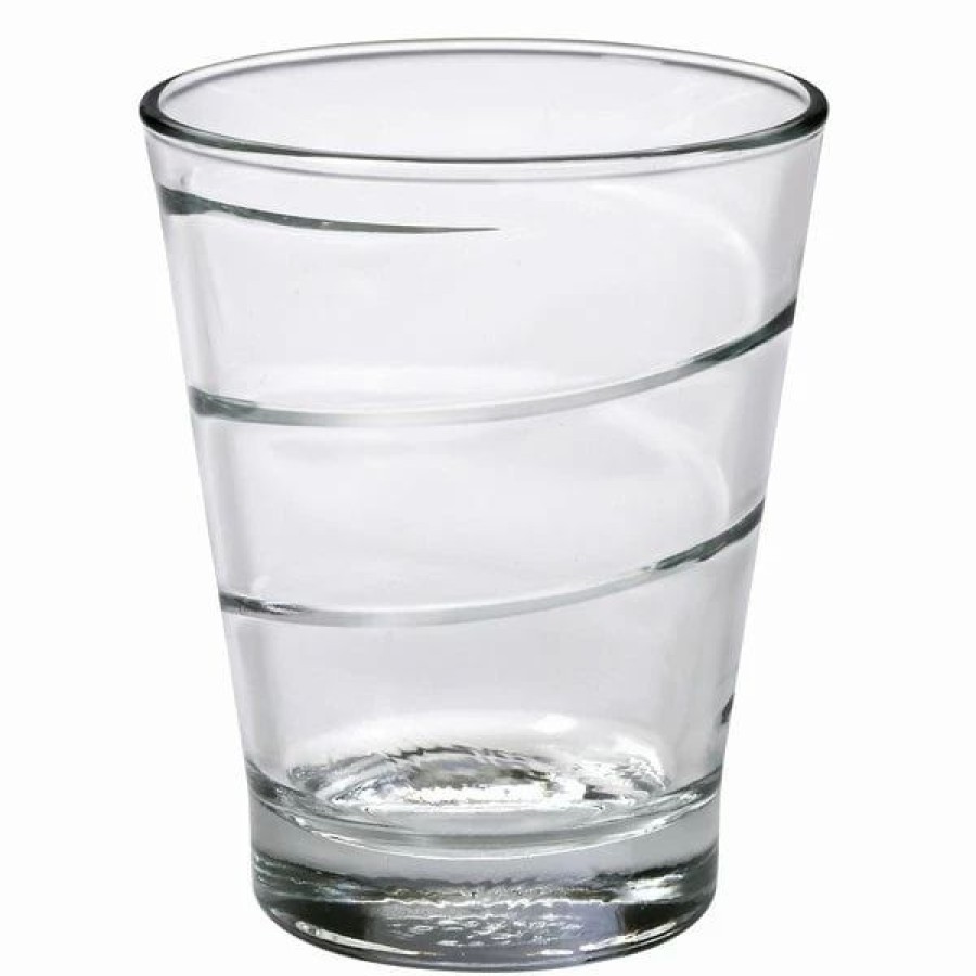 Glassware * | Duralex 1069Ab06 Spirale 9.125 Oz. Stackable Glass Tumbler 6/Pack