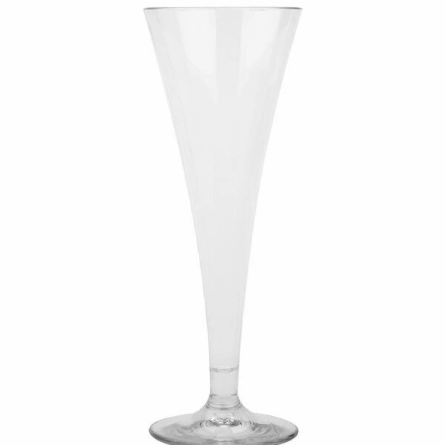 Reusable Plastic Beverageware * | Get Enterprises Get Social Club 5.5 Oz. Tritan Plastic Champagne Flute 24/Case