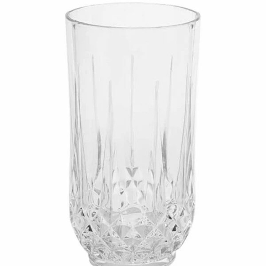 Reusable Plastic Beverageware * | American Metalcraft Hadley Collection 19 Oz. Tritan Plastic Highball Glass 12/Case