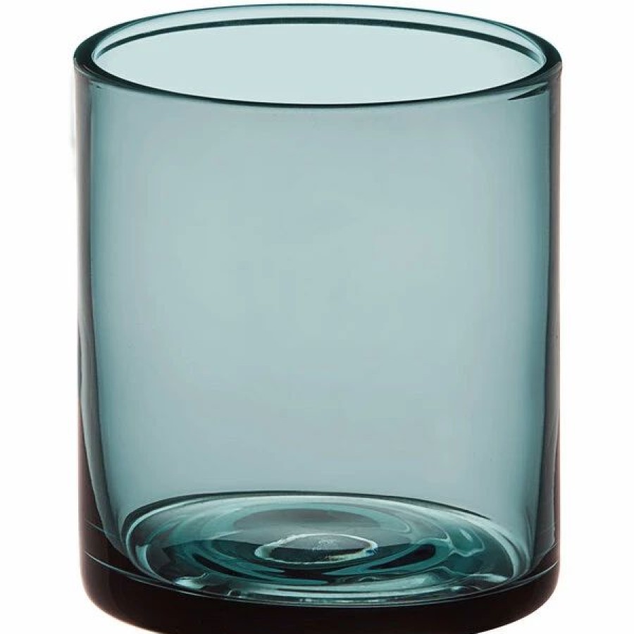 Novelty & Specialty Beverageware * | Acopa Pangea 10 Oz. Blue Rocks / Old Fashioned Glass 12/Case