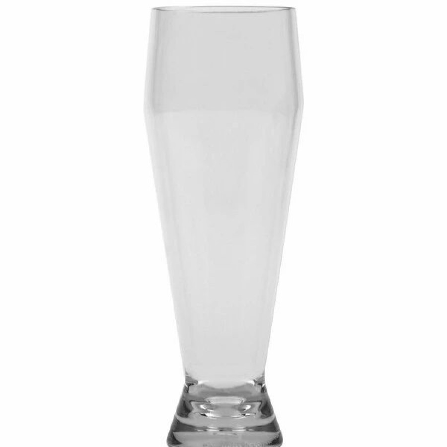 Reusable Plastic Beverageware * | Get Enterprises Get Sw-2005-Cl Via 16 Oz. Customizable Tritan Plastic Pilsner Glass 24/Case