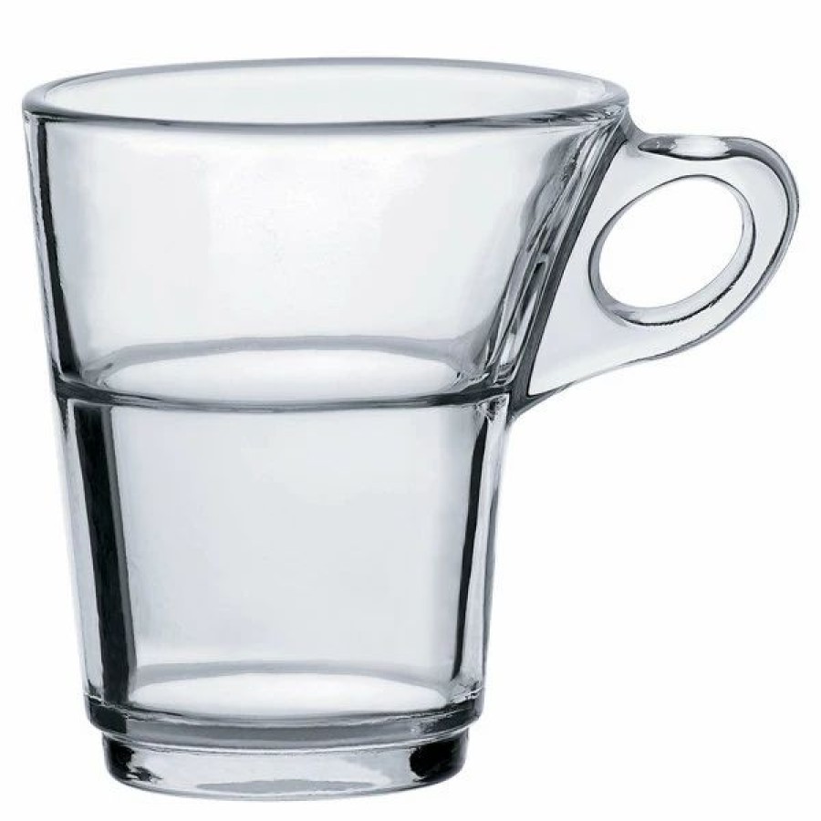 Novelty & Specialty Beverageware * | Duralex 4026Ar06 Caprice 3.125 Oz. Stackable Glass Espresso Mug 6/Pack