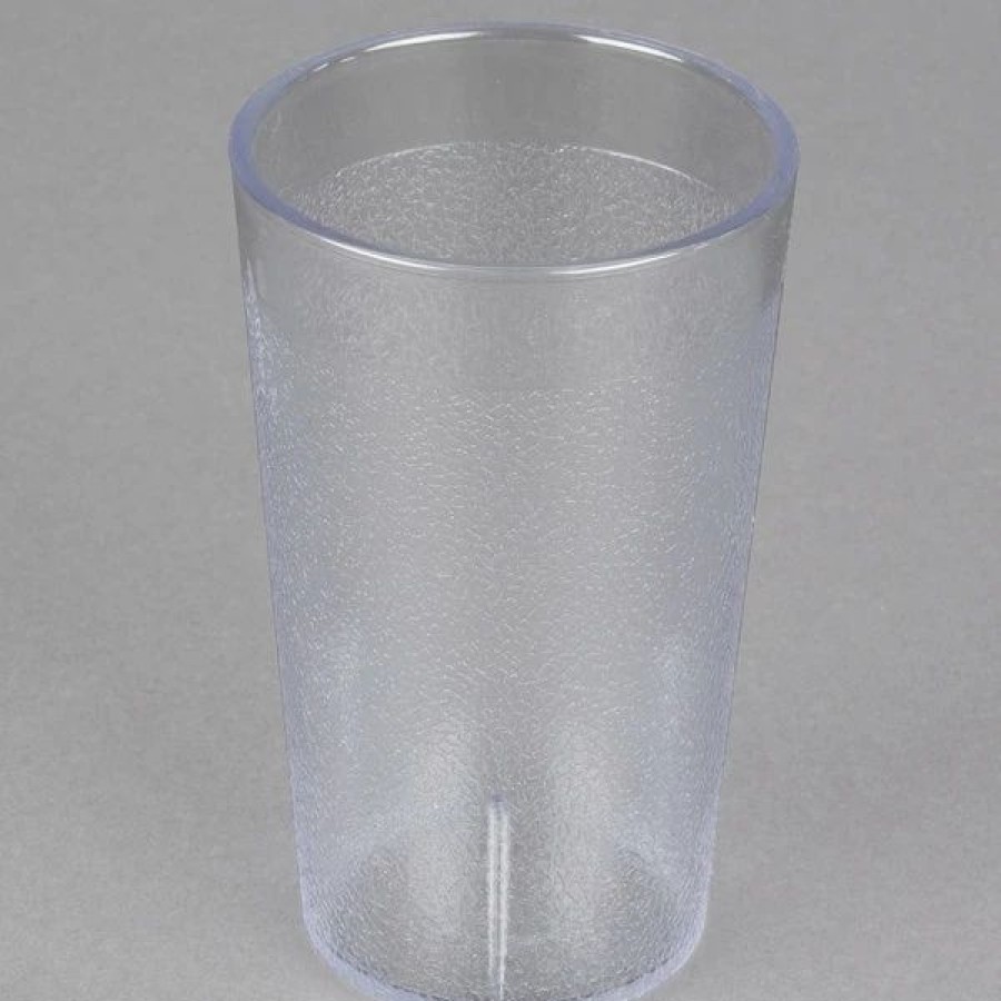 Reusable Plastic Beverageware * | Carlisle 550607 Stackable 9.5 Oz. Clear San Plastic Tumbler 72/Case