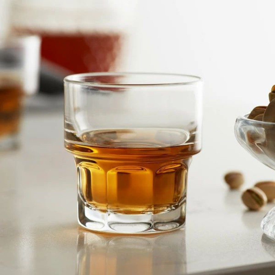 Glassware * | Libbey 15661 Gibraltar 7 Oz. Stackable Rocks / Old Fashioned Glass 36/Case