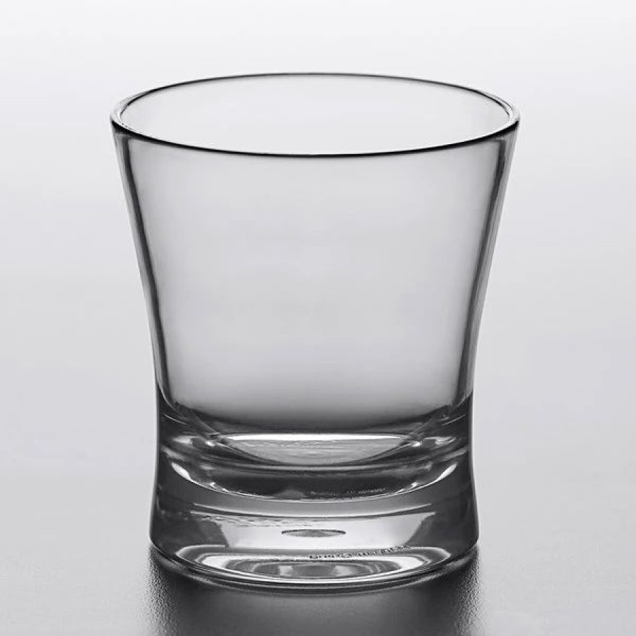 Reusable Plastic Beverageware * | Carlisle 560907 Alibi 8.3 Oz. San Plastic Rocks / Old Fashioned Glass 6/Pack