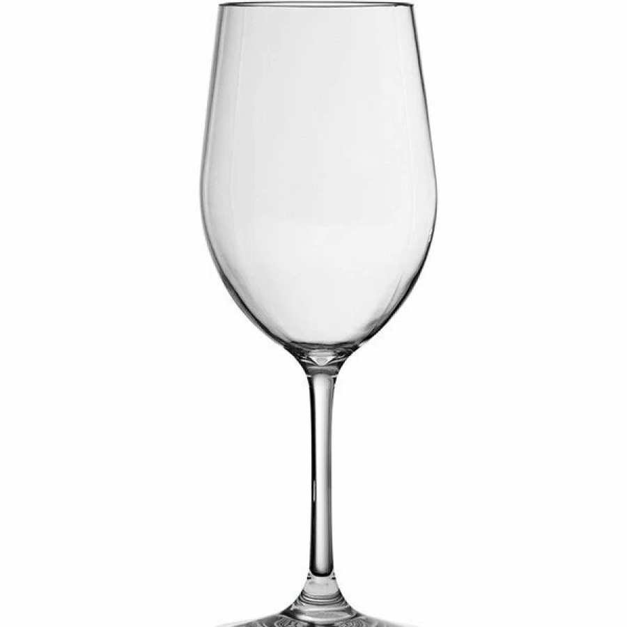 Reusable Plastic Beverageware * | Fortessa Tableware Solutions Fortessa Outside 12 Oz. Tritan Plastic White Wine Glass 24/Case