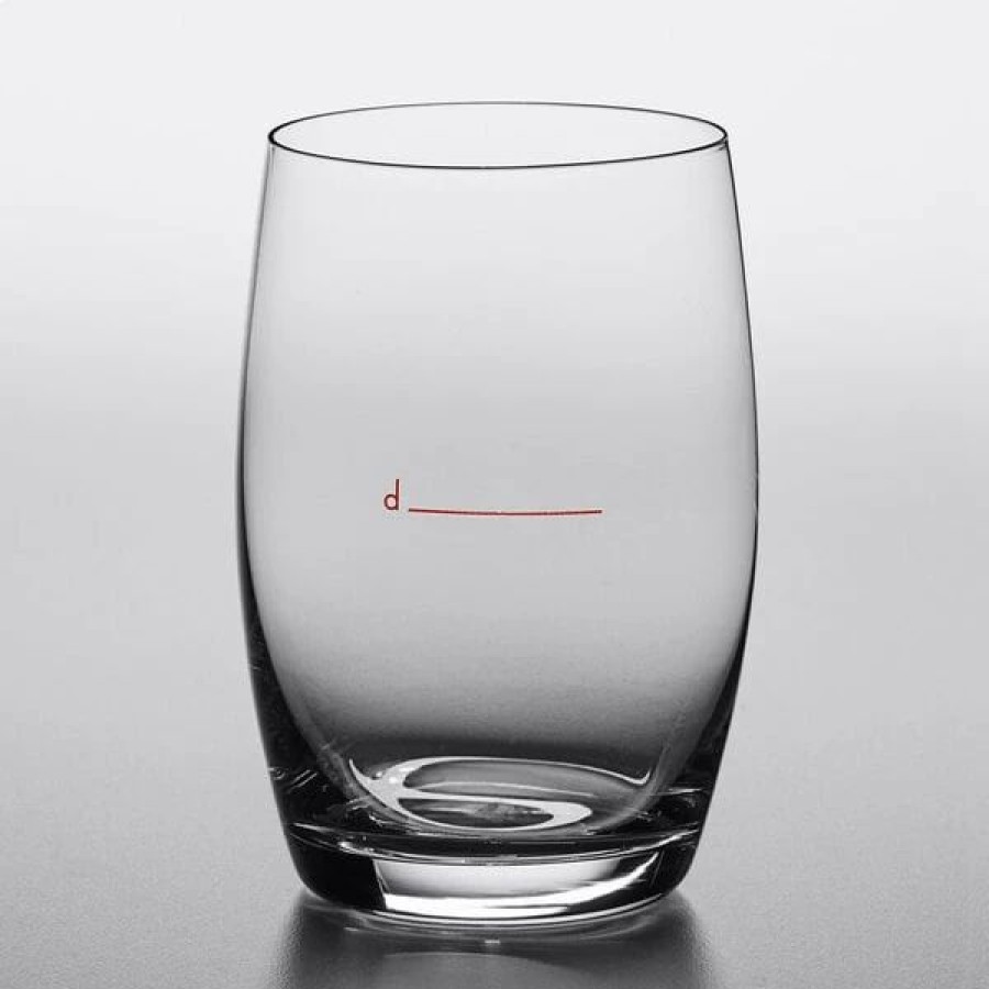 Glassware * | Stolzle 3480043T Declared 5.75 Oz. Stemless White Wine Glass With Pour Line 24/Case