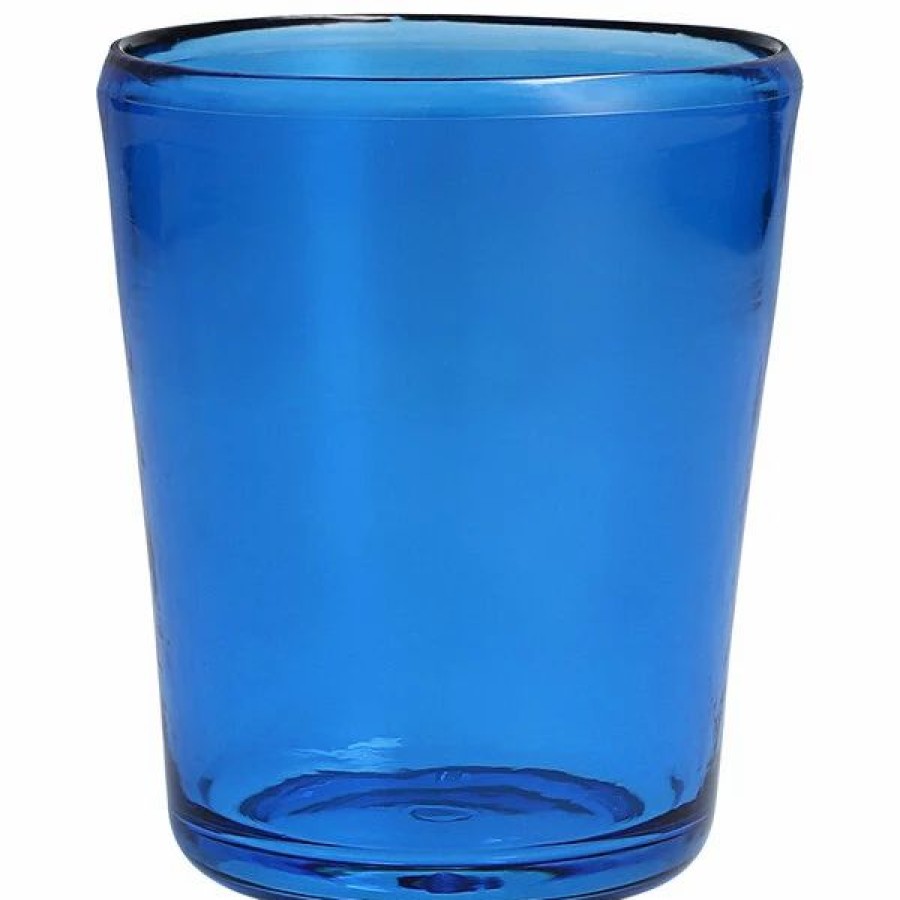 Reusable Plastic Beverageware * | Fortessa Tableware Solutions Fortessa Veranda 14 Oz. Blue Tritan Plastic Rocks / Double Old Fashioned Glass 12/Case