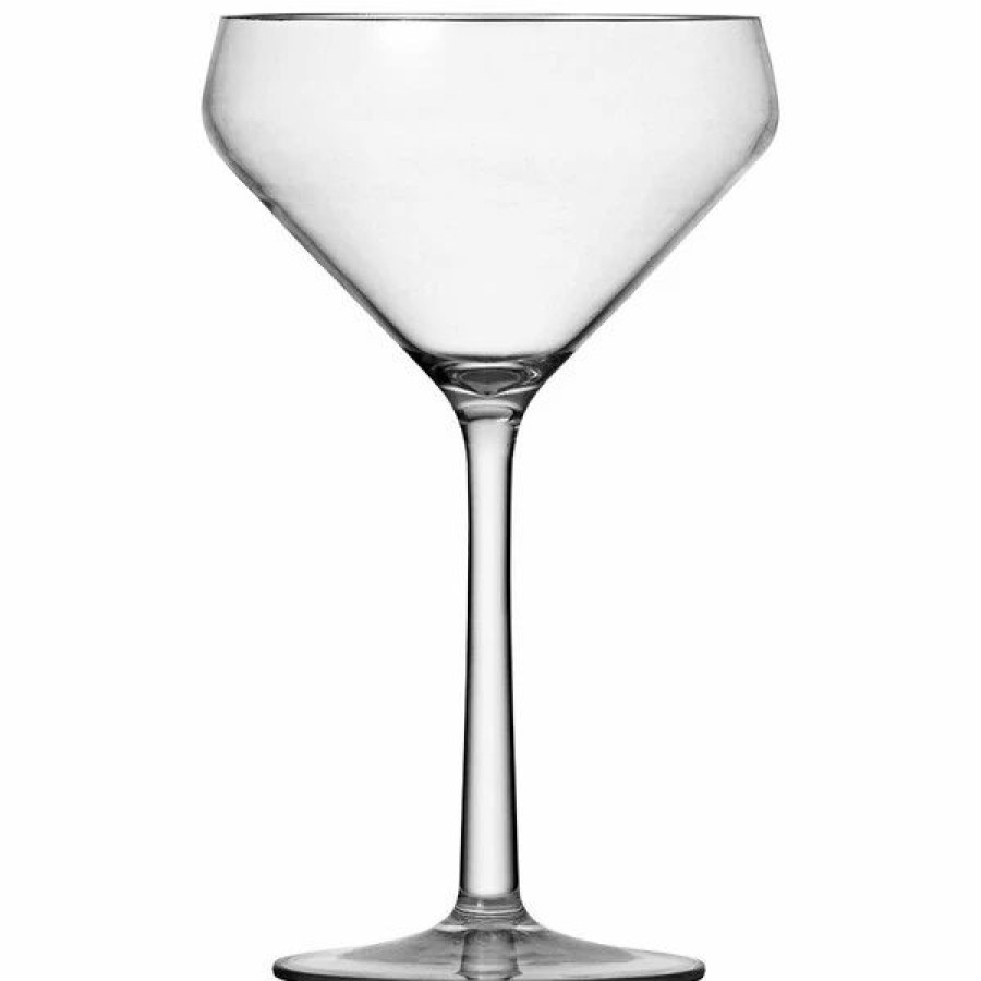 Reusable Plastic Beverageware * | Fortessa Tableware Solutions Fortessa Sole 11 Oz. Tritan Plastic Martini Glass 12/Case