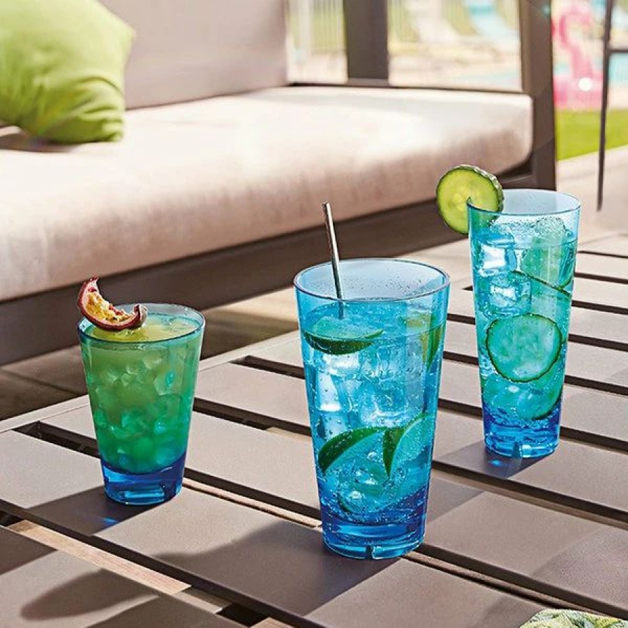 Reusable Plastic Beverageware * | Arcoroc Fm400 Outdoor Perfect 10 Oz. Blue San Plastic Rocks / Old Fashioned Glass By Arc Cardinal 36/Case