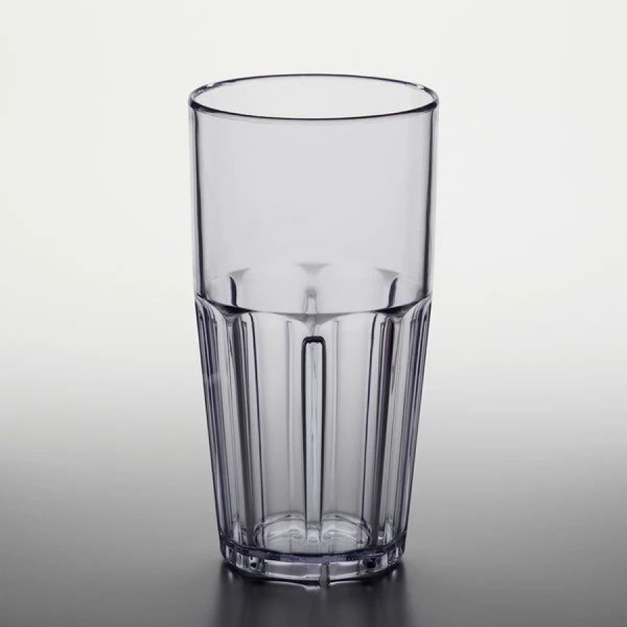 Reusable Plastic Beverageware * | Get Enterprises Get 9922-1-Cl Bahama 22 Oz. Clear Customizable San Plastic Tumbler 24/Pack