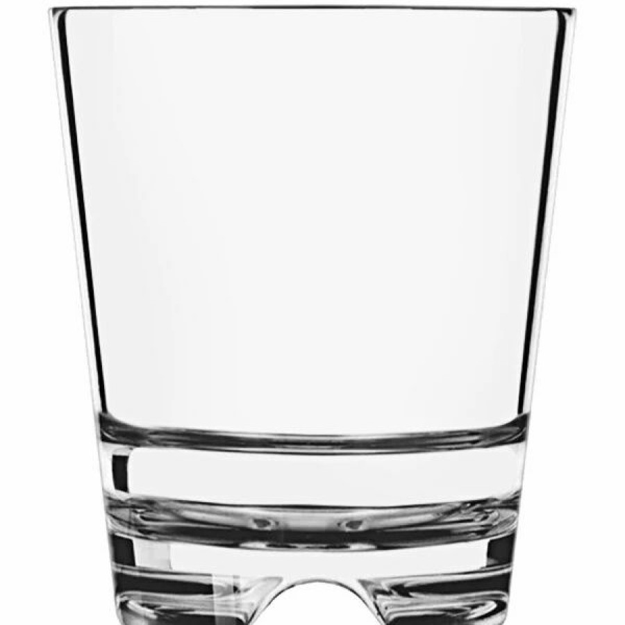 Reusable Plastic Beverageware * | Libbey Infinium Dx 10 Oz. Tritan Plastic Stackable Rocks / Old Fashioned Glass 12/Case