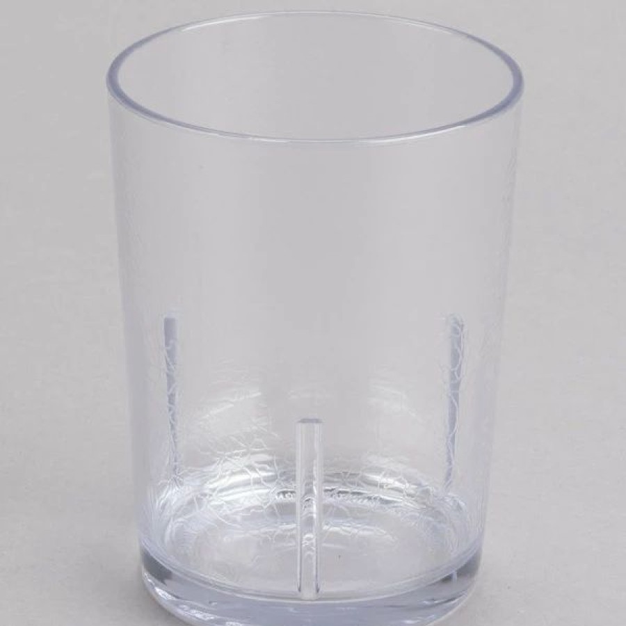 Reusable Plastic Beverageware * | Cambro D14152 Del Mar 14 Oz. Clear Customizable San Plastic Tumbler 36/Case