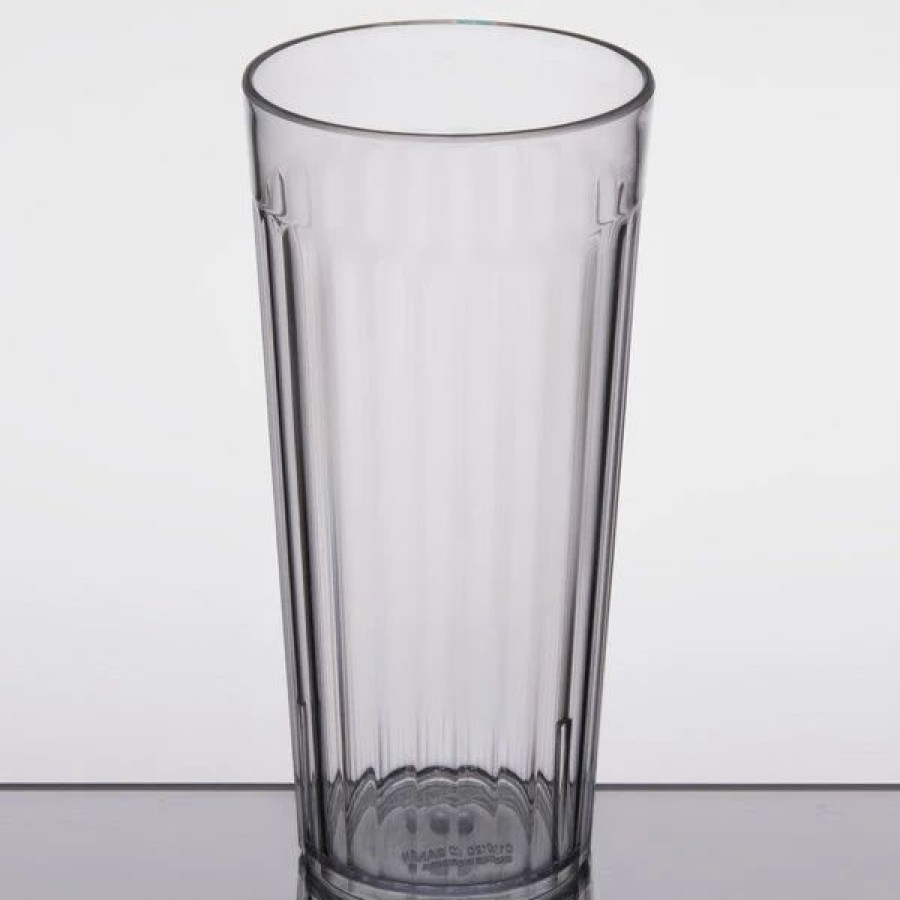 Reusable Plastic Beverageware * | Carlisle 012007 Bistro 20 Oz. Clear San Plastic Tumbler 72/Case