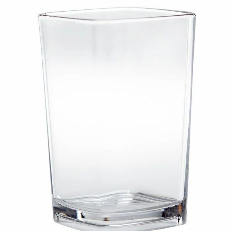 Reusable Plastic Beverageware * | Cambro Dg3Cw Aliso 3.4 Oz. Customizable Plastic Square Shot Glass / Dessert Glass 72/Case