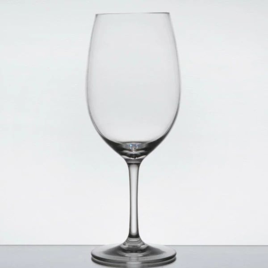 Reusable Plastic Beverageware * | Carlisle 564207 Alibi 20 Oz. Plastic Red Wine Glass 24/Case