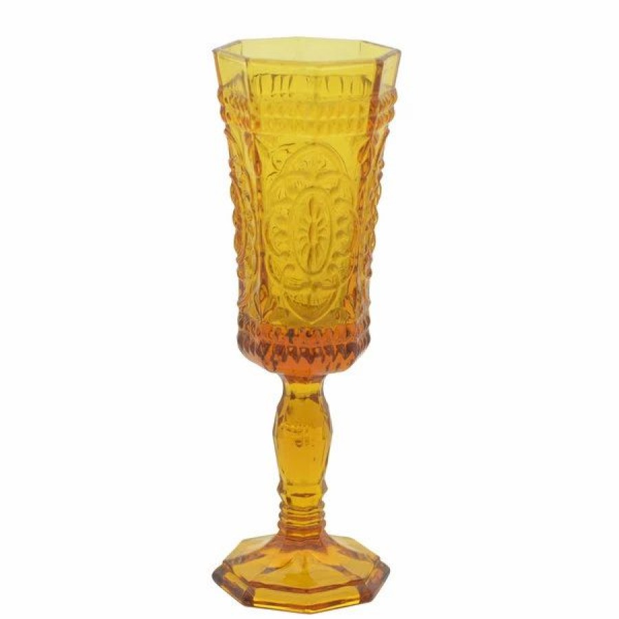 Glassware * | 10 Strawberry Street Vatican 4 Oz. Amber Champagne Flute 6/Pack