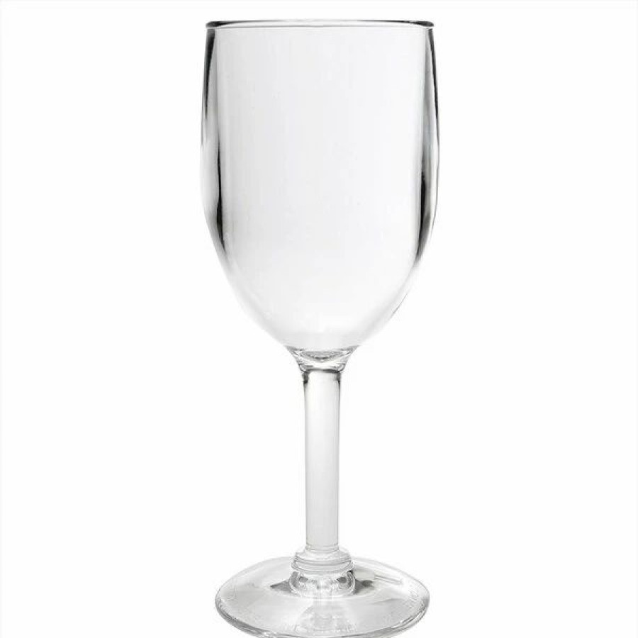 Reusable Plastic Beverageware * | Elite Global Solutions Dw3292Pc-Cl 8 Oz. Plastic Wine Glass 24/Case