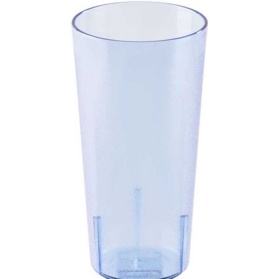 Reusable Plastic Beverageware * | Cambro 2000P401 Colorware 22 Oz. Slate Blue Customizable San Plastic Tumbler 72/Case