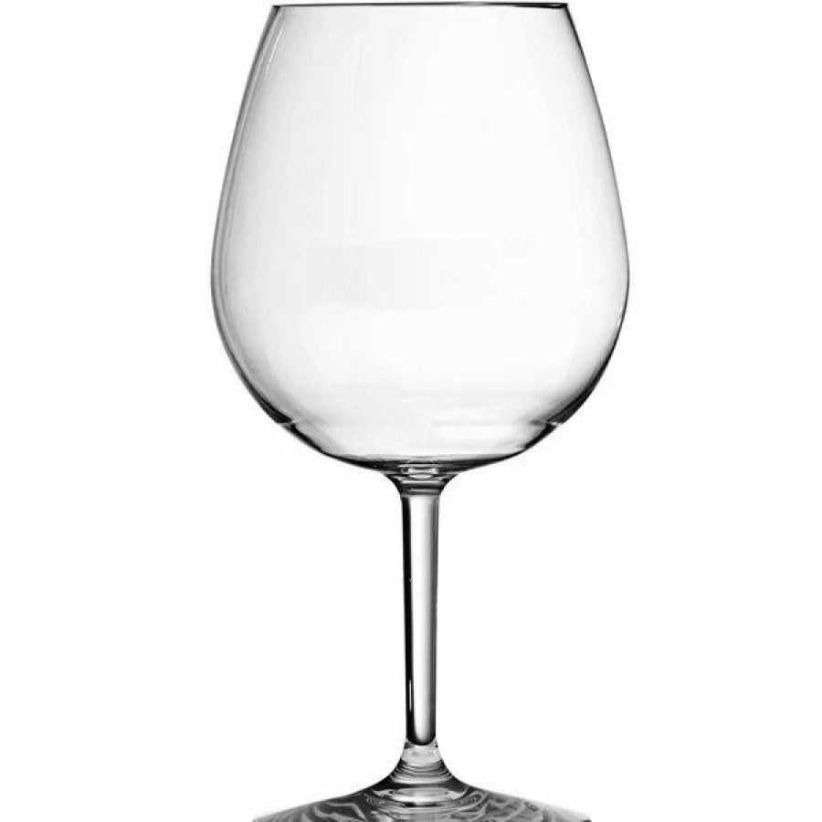 Reusable Plastic Beverageware * | Fortessa Tableware Solutions Fortessa Outside 24 Oz. Tritan Plastic Red Wine Glass 24/Case