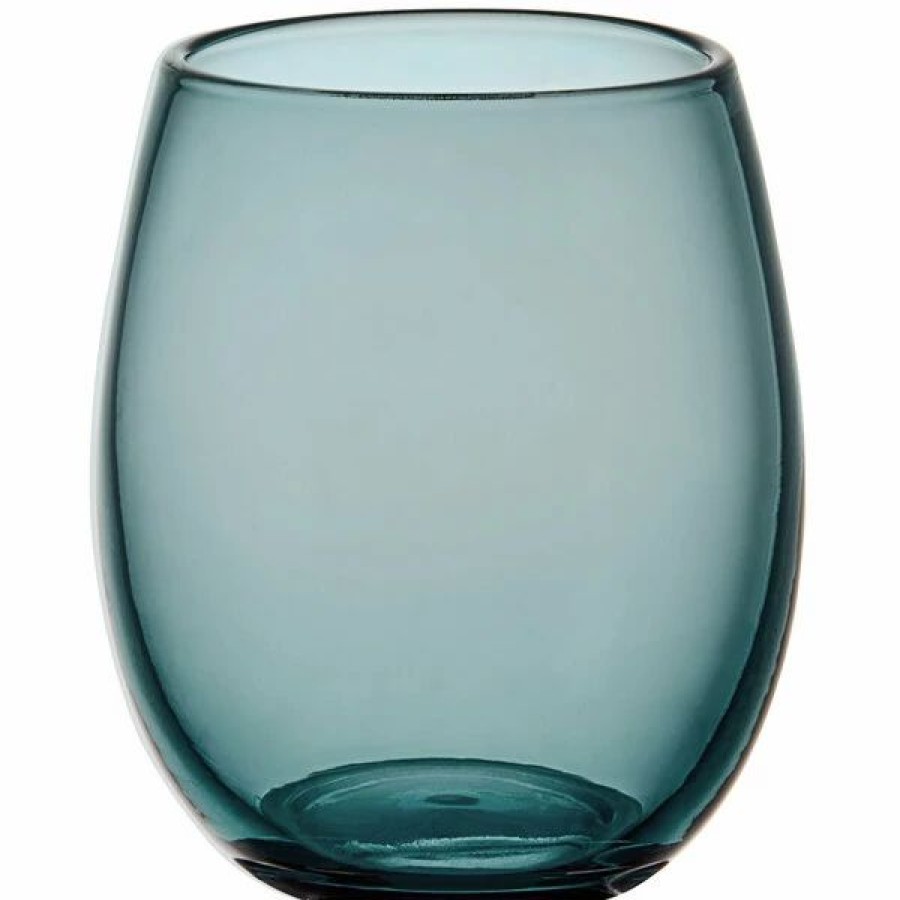 Glassware * | Acopa Pangea 16 Oz. Blue Stemless Wine Glass 12/Case