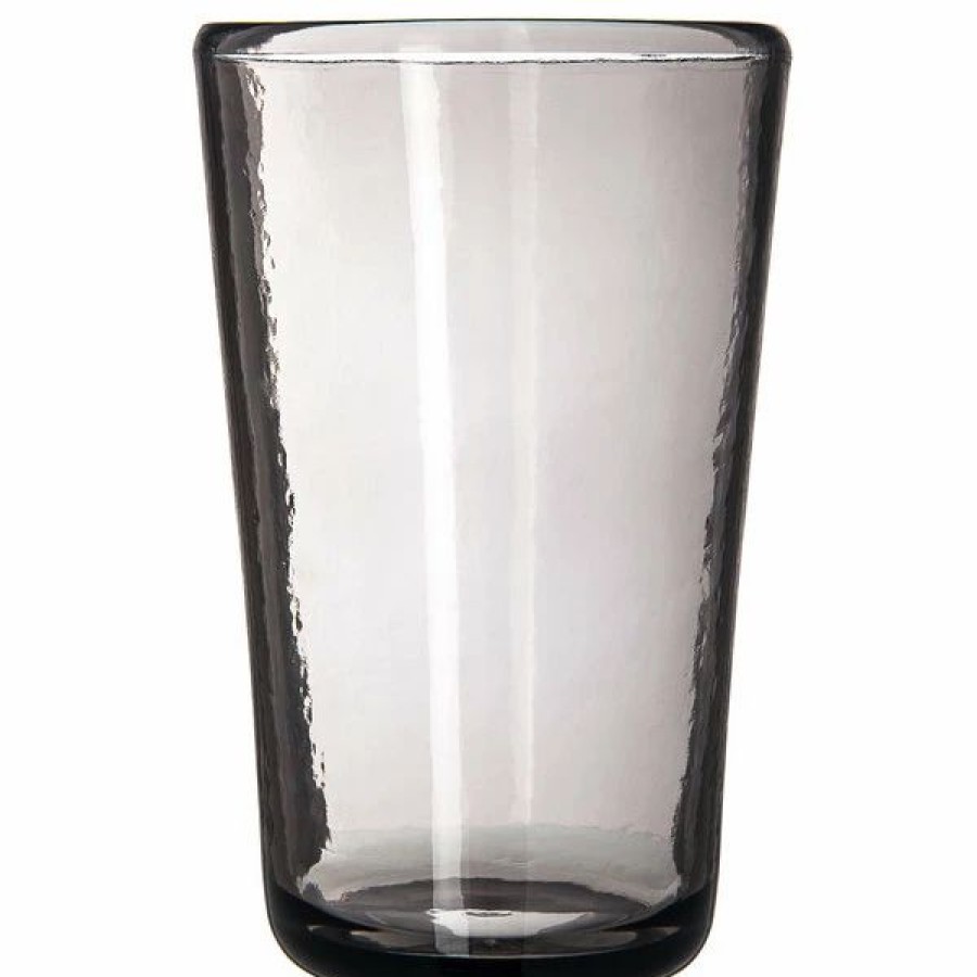 Reusable Plastic Beverageware * | Carlisle Min544218 Mingle 16 Oz. Smoke Tritan Plastic Beverage Glass 12/Case