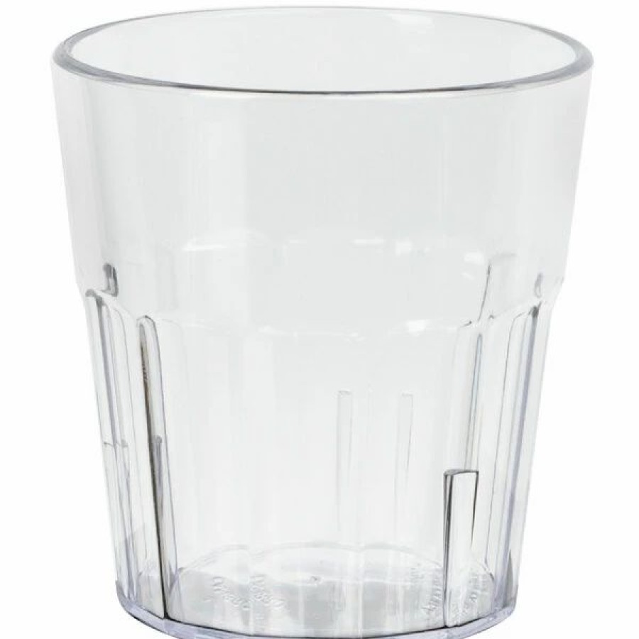 Reusable Plastic Beverageware * | Cambro Nt9152 Newport 9.3 Oz. Clear Customizable San Plastic Tumbler 36/Case