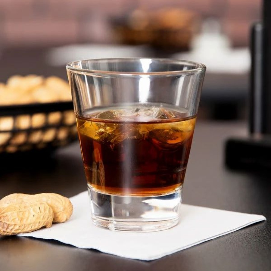 Glassware * | Libbey 15709 Endeavor 7 Oz. Customizable Stackable Rocks / Old Fashioned Glass 12/Case