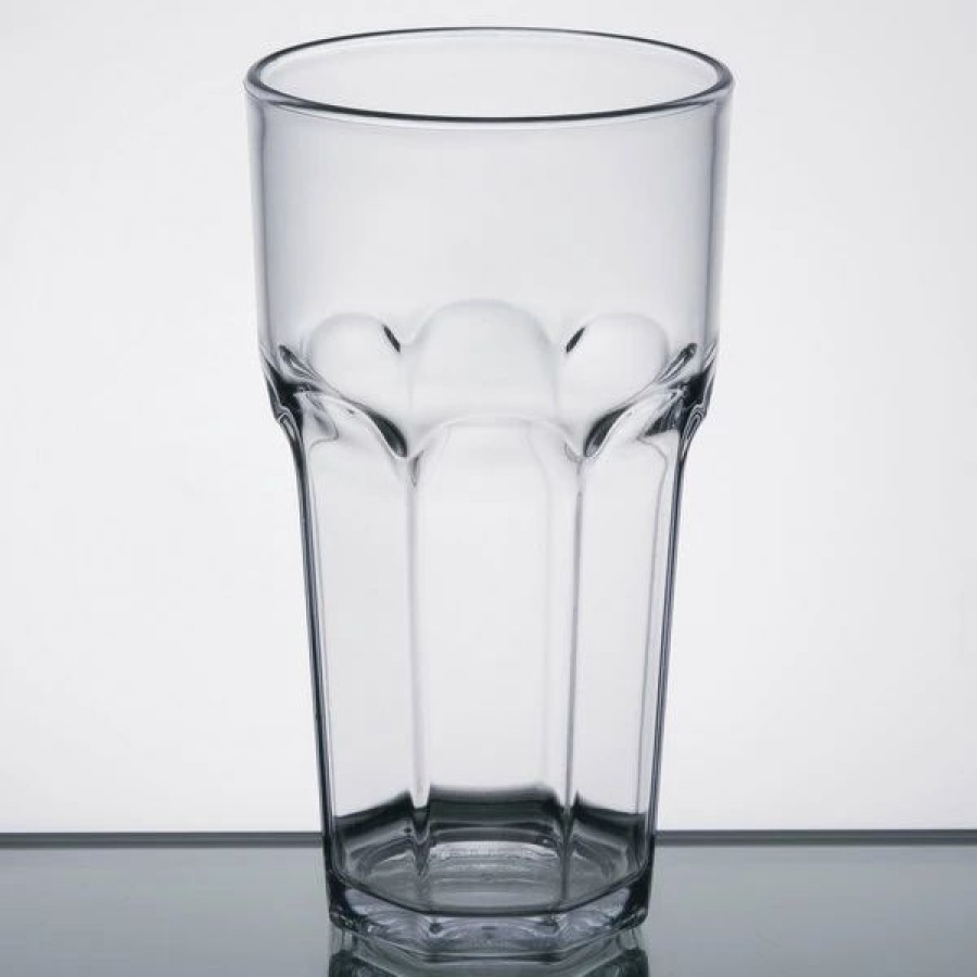 Reusable Plastic Beverageware * | Carlisle 582007 Louis 20 Oz. Clear San Plastic Tumbler 24/Case