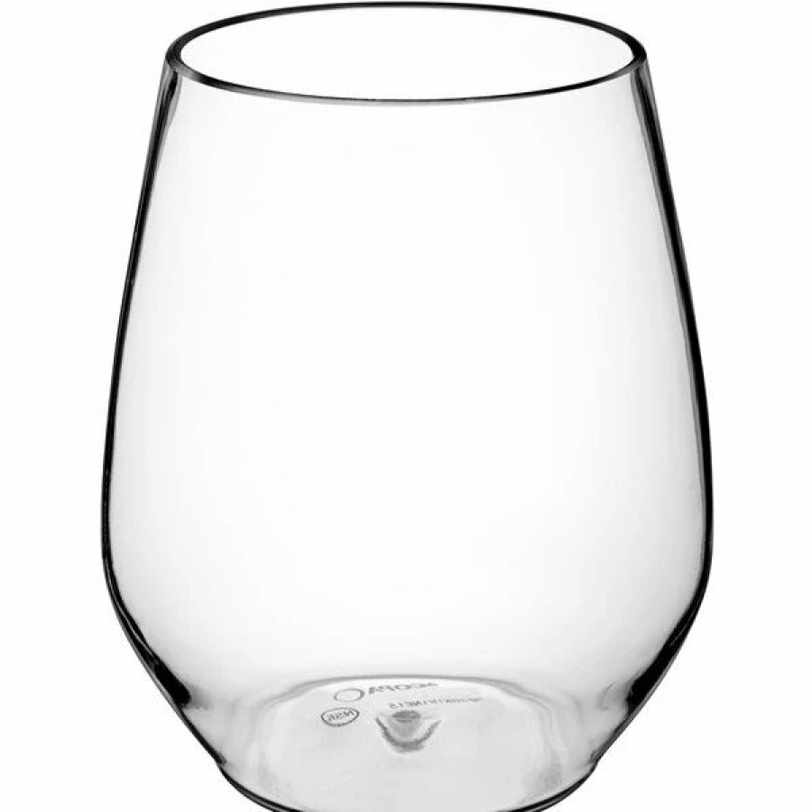 Reusable Plastic Beverageware * | Acopa Endure 15 Oz. Tritan Plastic Stemless Wine Glass 12/Pack