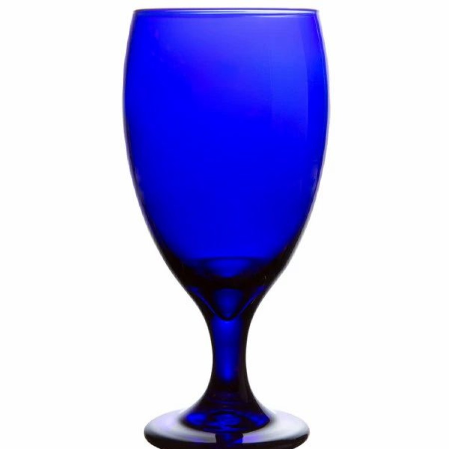 Novelty & Specialty Beverageware * | Libbey 4116Srb Cobalt 16.25 Oz. Customizable Premiere Tall Iced Tea Glass 12/Case