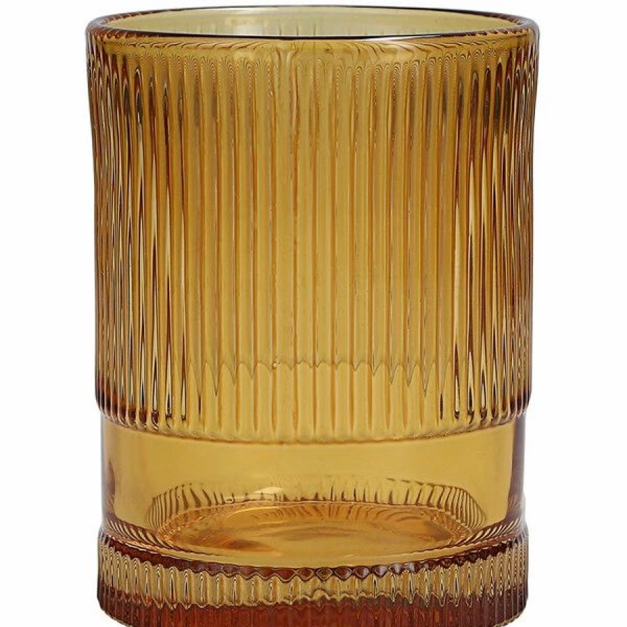 Novelty & Specialty Beverageware * | Fortessa Tableware Solutions Fortessa Noho 12.85 Oz. Amber Beverage Glass 4/Case