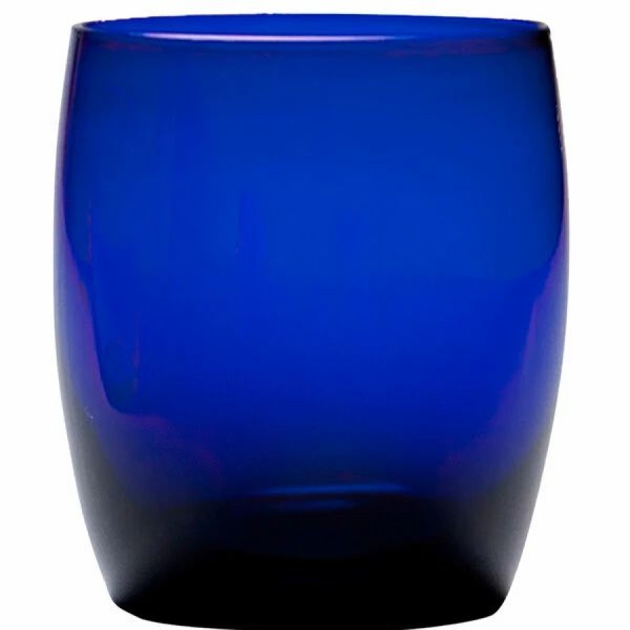 Novelty & Specialty Beverageware * | Fortessa Tableware Solutions Fortessa Gala 15 Oz. Cobalt Blue Short Beverage Glass 12/Case